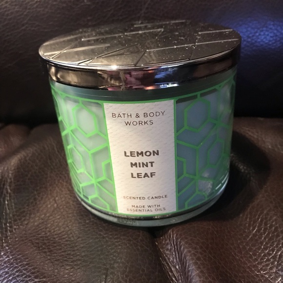 Other Lemon Mint Leaf Candle Bath And Body Works Poshmark